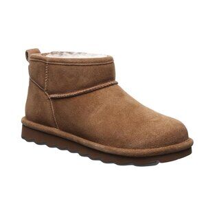 NWOB BEARPAW Women's Shorty Boot in Hickory Sz 9
